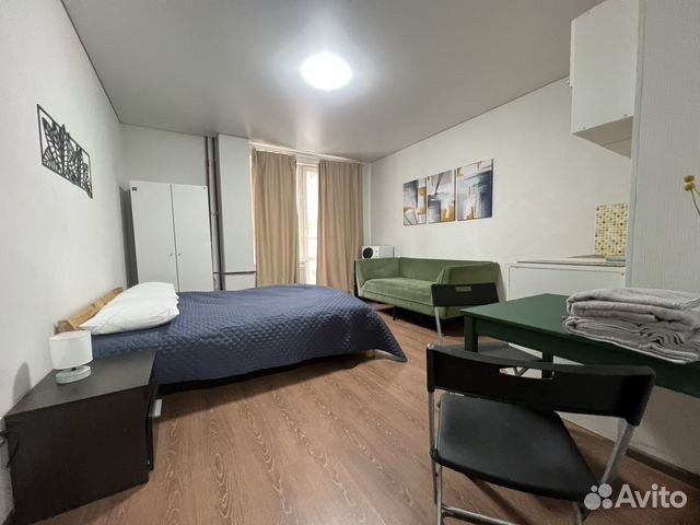 

Квартира-студия, 30 м², 1 кровать
