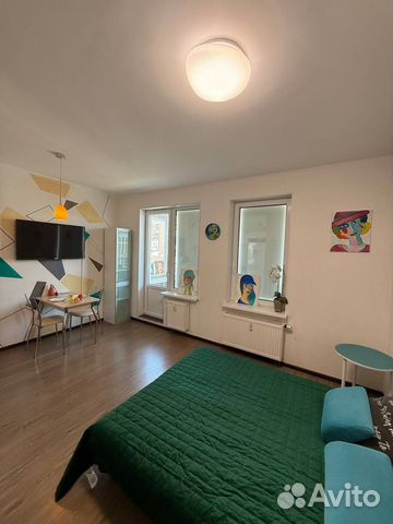 

Квартира-студия, 30 м², 2 кровати