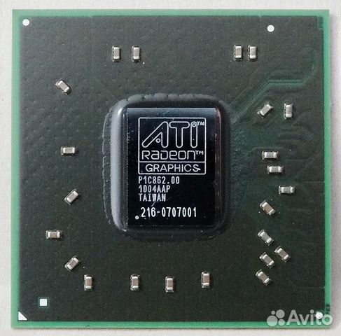 Видеочип HD 3470 AMD Mobility Radeon 216-0707001 Видеочип HD 3470 AMD Mobility Radeon 216-0707001