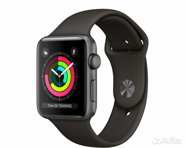 Часы Apple Watch Series 3, 38 мм, «серый космос»
