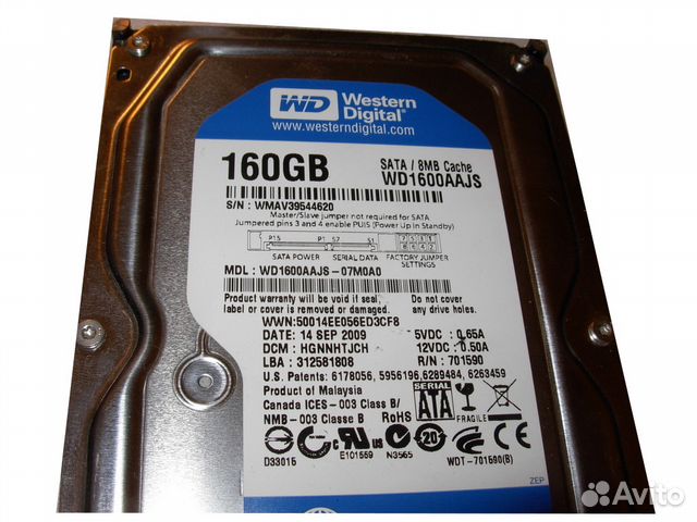 Western Digital WD Blue 160 GB