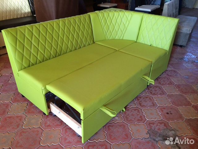 Кухонный угловой диван, со спальным местом