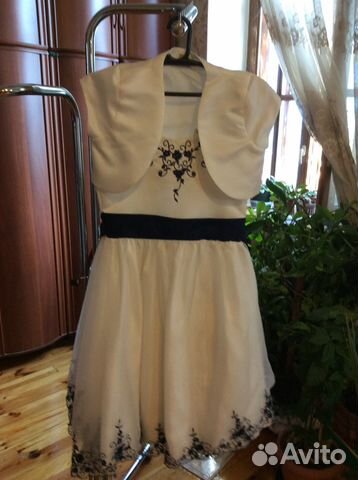 Белое праздничное платье р 115-122/60 Белое праздничное платье р 115-122/60