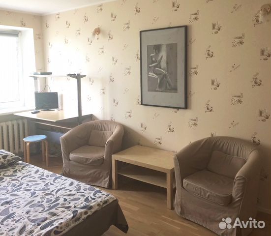 

1-к. квартира, 30 м², 2 кровати