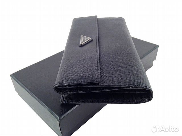 Кожаный клатч, кошелек унисекс Prada арт.884-1 Кожаный клатч, кошелек унисекс Prada арт.884-1