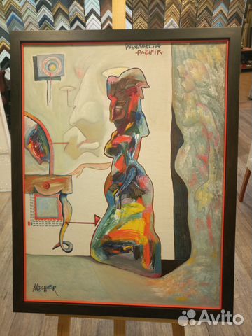 Картина. Alisher Ibragimov. 1989г