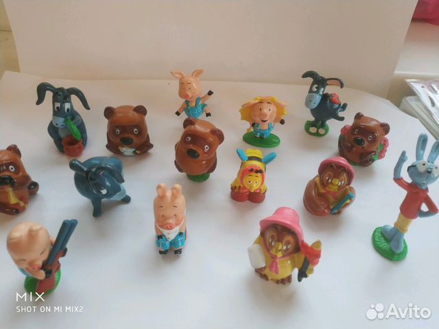 Винни пух Ландрин перевыпуск 15 игрушек+петрушка