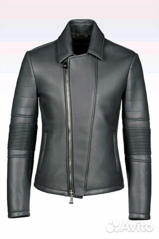 Кожаная куртка Emporio Armani. Новая.Оригинал