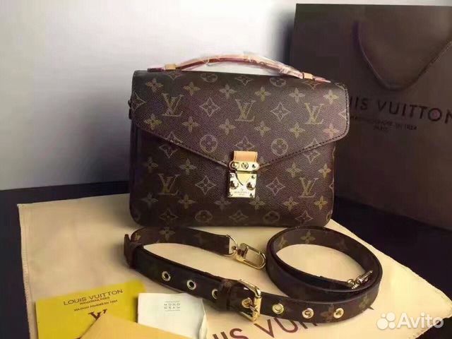 Сумка Louis Vuitton pochette metis кожа