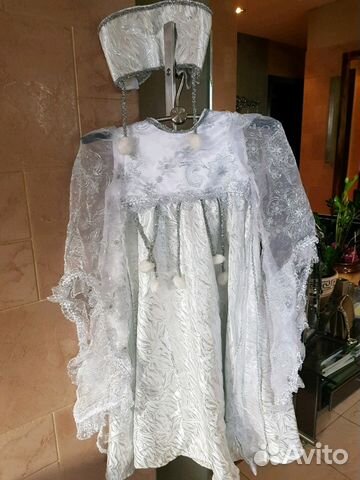 Костюм снежной королевы на девочку 6 - 11 лет