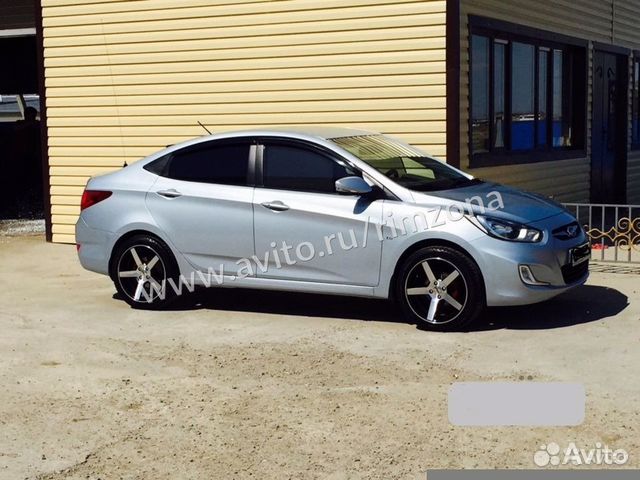 Стильные диски CV3 R16 4x100 MB на Hyundai Solaris Стильные диски CV3 R16 4x100 MB на Hyundai Solaris