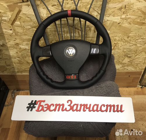 Руль GTI с анатомией на VW Golf 5, Passat b6 Jetta