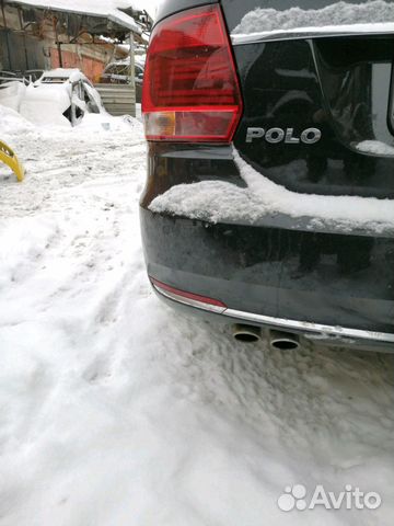 Бампер задний Volkswagen Polo 2015 г, оригинал Бампер задний Volkswagen Polo 2015 г, оригинал