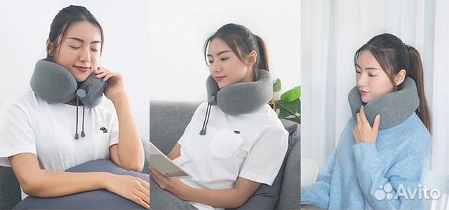 Подушка для шеи массажная дорожная Xiaomi