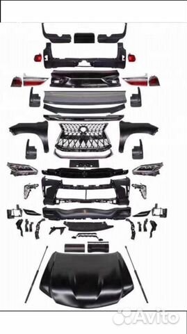 Комплект рестайлинга для Lexus LX570 Комплект рестайлинга для Lexus LX570