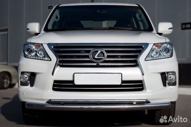Защита бампера лексус LX570 и порогов Lexus LX570