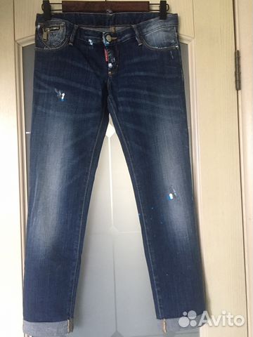 Dsquared2 укороченные джинсы 40it оригинал