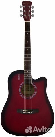 Новая акустическая гитара Jonson&Co E4111C RDS Новая акустическая гитара Jonson&Co E4111C RDS