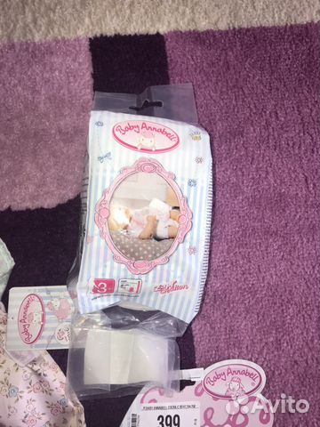 Пустышка платье и подгузники baby annabell
