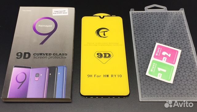 Стекло 9D Honor 10 Lite 2019 The Glass P Smart 10i