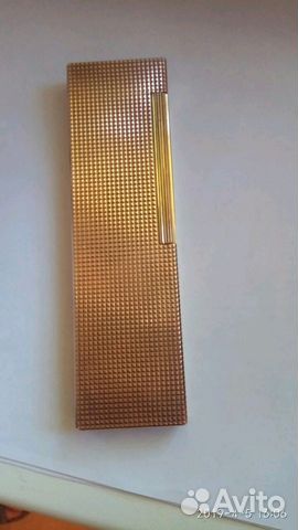 Оригинальная зажигалка Дюпон (dupont) золото