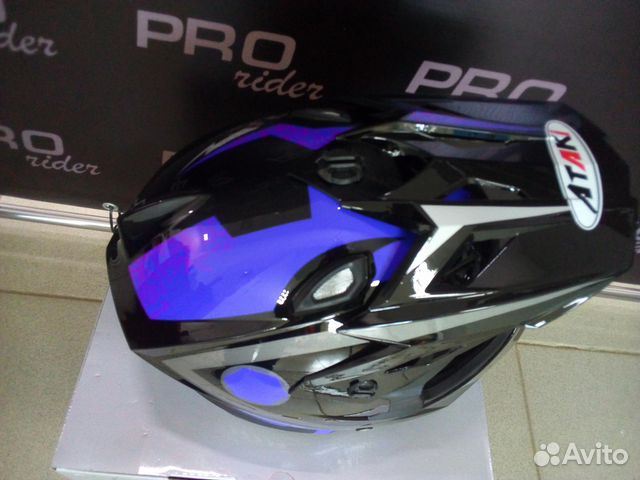 Кроссовый шлем Ataki MX801 Strike синий