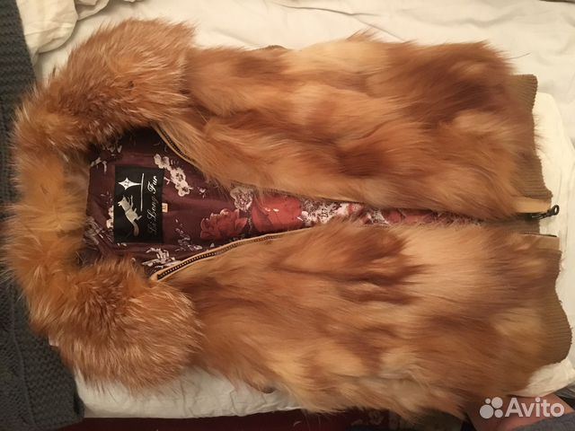 Жилет из рыжей лисы Жилет из рыжей лисы