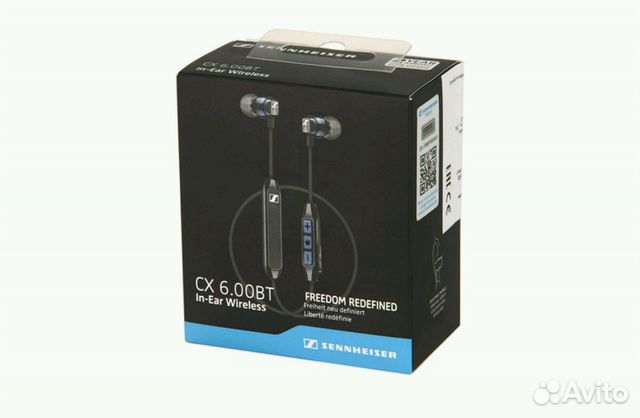 Наушники Bluetooth Sennheiser CX 6.00BT Black