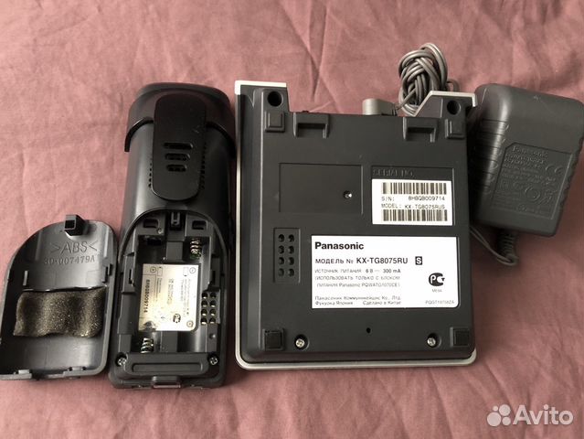 Телефон dect Panasonic KX-TG8075