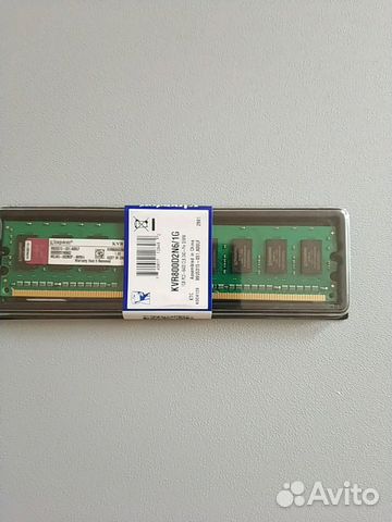 Модули оперативной памяти 1Gb DDR2 KVR800(PC2-6400