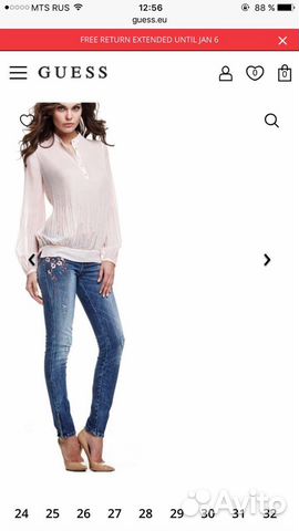 Джинсы guess оригинал Джинсы guess оригинал