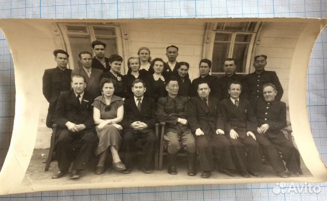 Подлинное фото 1950-х главы цк Тувы Салчака Тока
