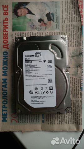 Жесткий диск seagate sv35 3000GB(3TB)