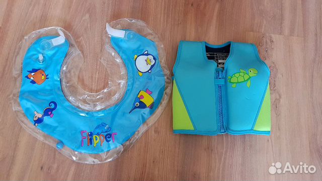 Жилет mothercare+Круг roxy kids для плавания Жилет mothercare+Круг roxy kids для плавания