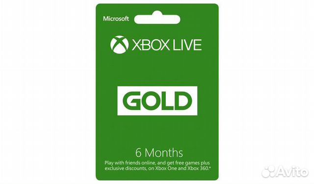 Xbox One Live Gold Купить