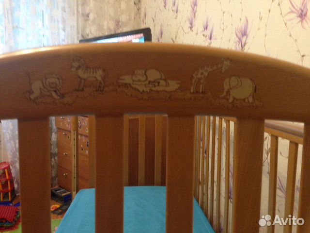 Детская кроватка-качалка Pali Zoo 65х125 Детская кроватка-качалка Pali Zoo 65х125