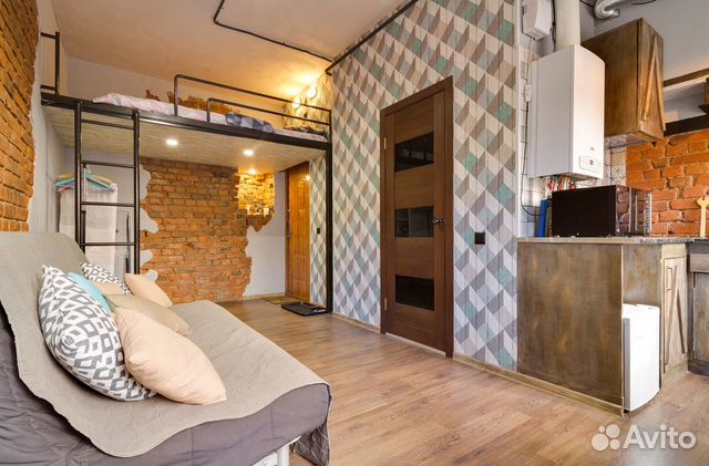 

Квартира-студия, 25 м², 2 кровати