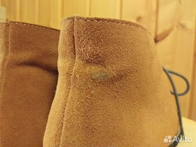 Ботинки замшевые/ б/у