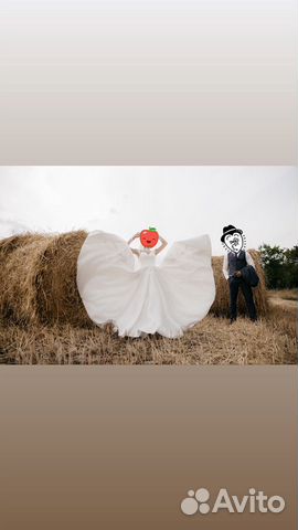 Свадебное платье ручной работы