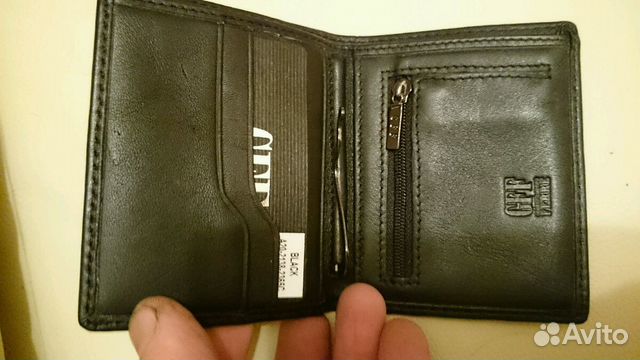 Портмоне, зажим G.F. Ferre кожа