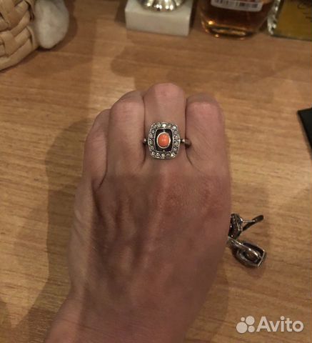Набор Серьги и кольцо. Серебро 925 Набор Серьги и кольцо. Серебро 925