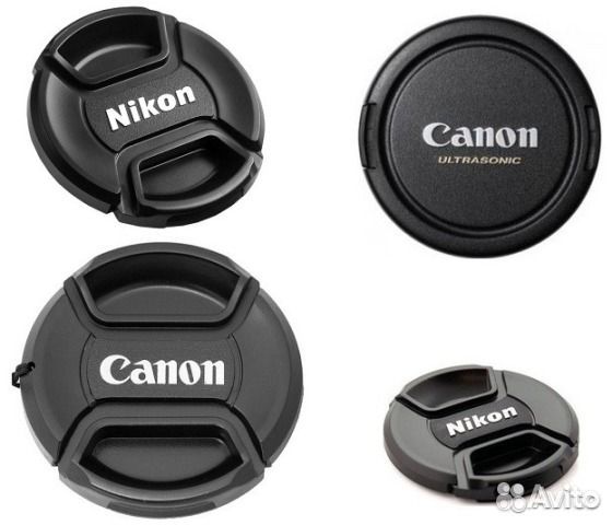 Крышки на объектив и байонет Canon, Nikon, Sony Крышки на объектив и байонет Canon, Nikon, Sony