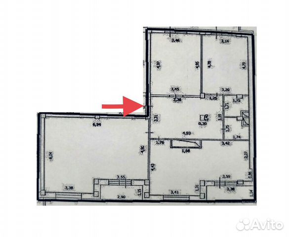3-к квартира, 117.4 м², 13/17 эт. 3-к квартира, 117.4 м², 13/17 эт.