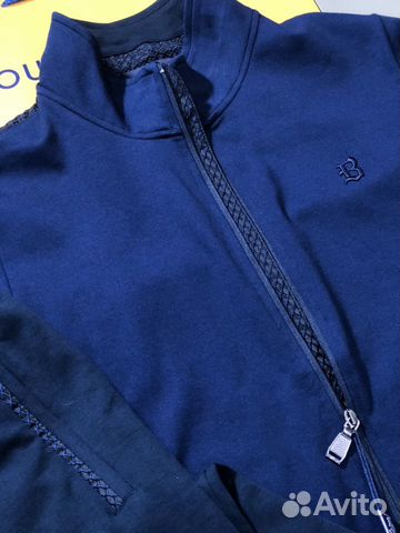 Brioni мужской спортивный костюм с B лого нашивкой Brioni мужской спортивный костюм с B лого нашивкой