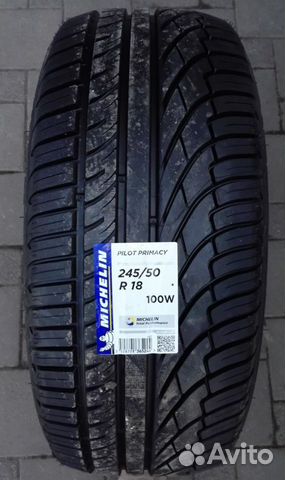 Новые Michelin Pilot Primacy 245/50 R18 100 W