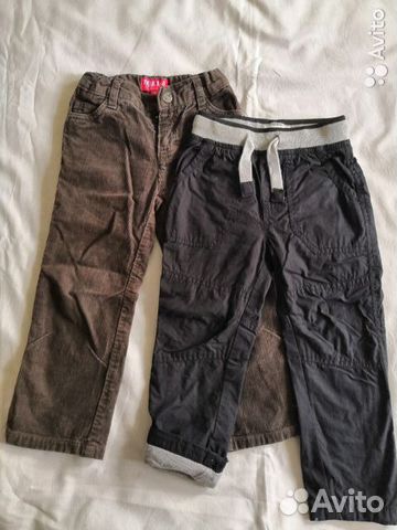 Джинсы, брюки новые и бу 92/98