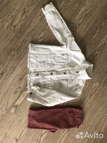 Джинсовая куртка Zara, 9-10 лет, 140 см