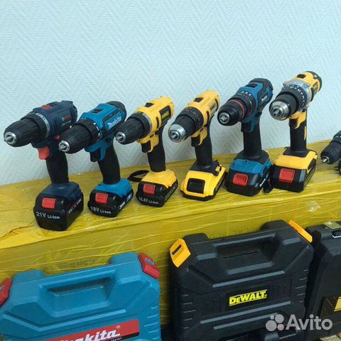 Шуруповёрт Makita Bosch DeWalt 12 14 18 24 36 v