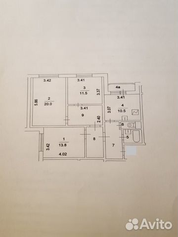 3-к квартира, 80 м², 14/22 эт. 3-к квартира, 80 м², 14/22 эт.