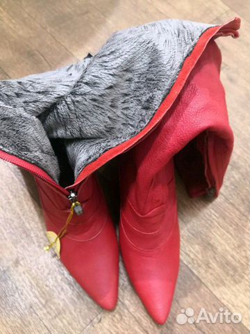 Сапоги, натуральная кожа, новые. Очень удобные, ко